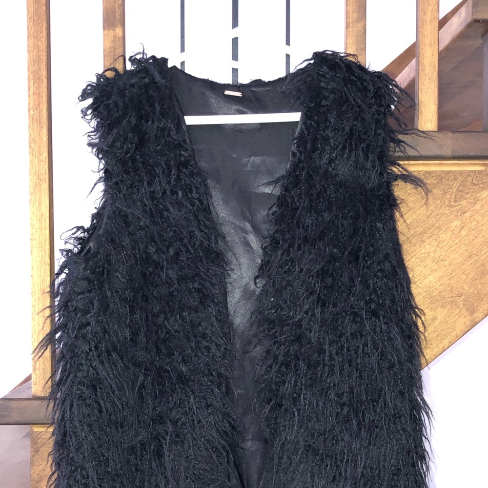 Dynamite long plush vest